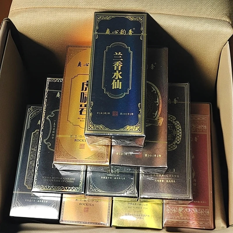 肉桂水仙大红袍高品质茶叶组合装（12盒组合套）