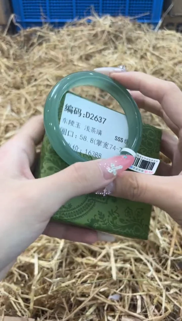 未镶嵌手镯石英质玉D2637