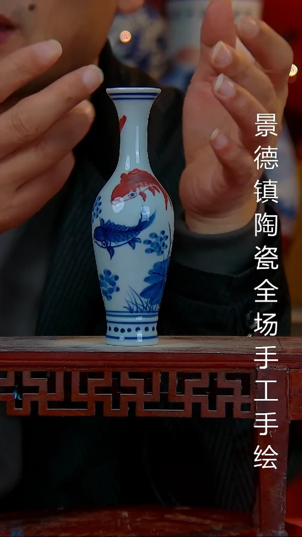 摆件景德镇陶瓷 全场手工手绘