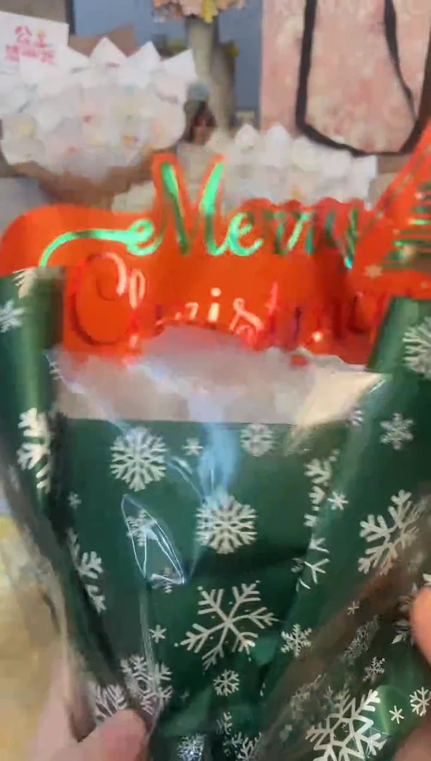 摆件陶圣诞节花束1束