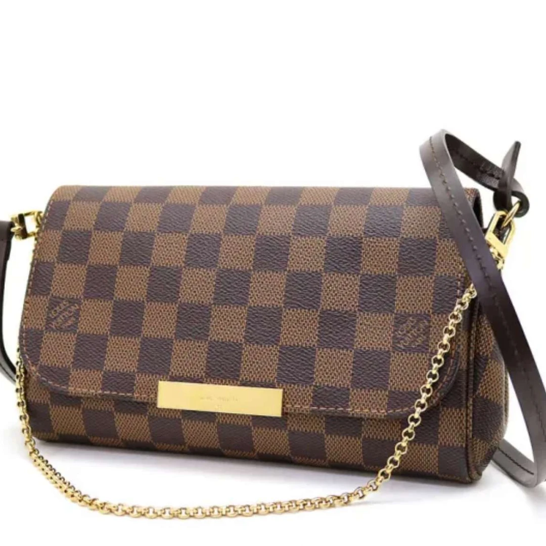 95新 LouisVuitton/路易威登 LV 棕棋挚爱小号链条女包  12309873