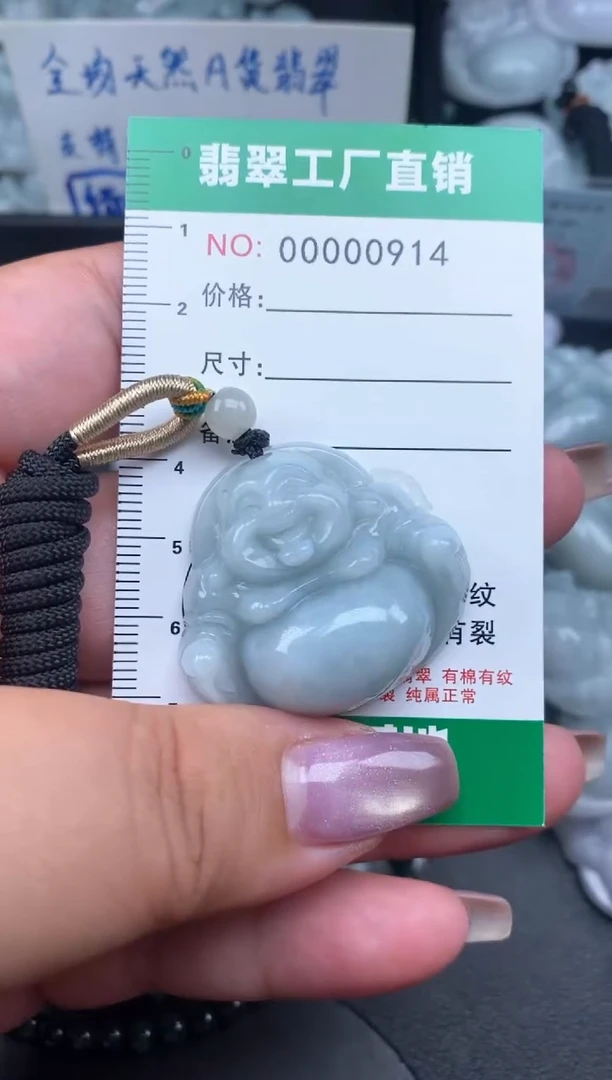 翡翠未镶嵌颈饰缅甸天然A货翡翠0914