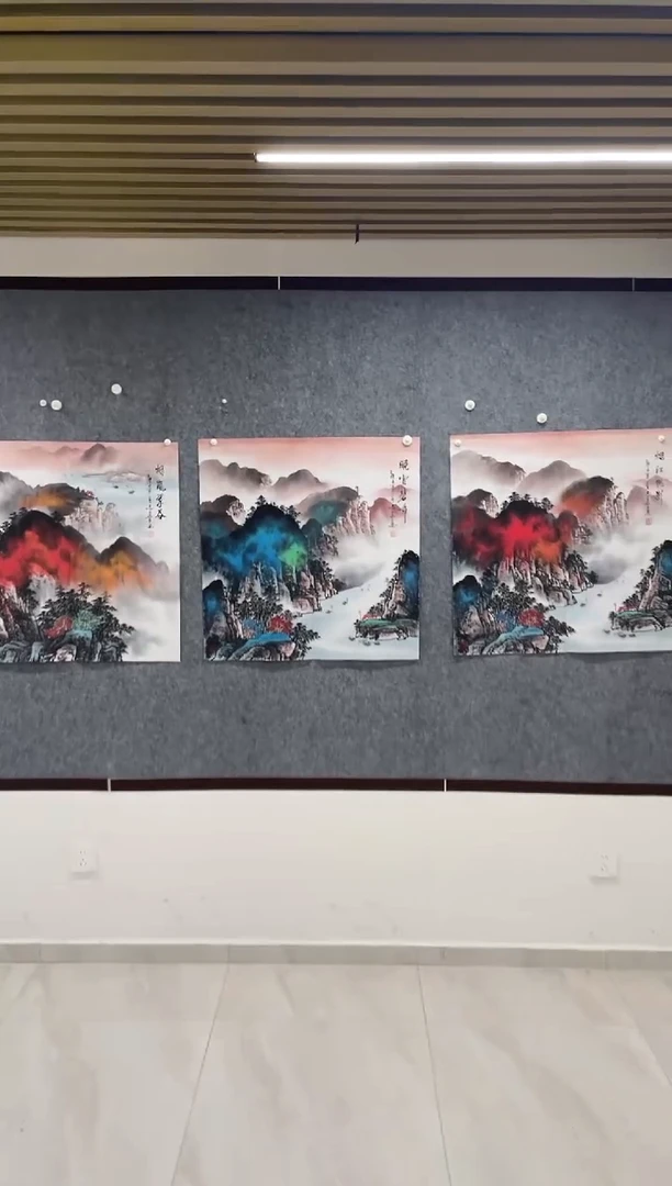 国画专属福利补贴00004尺斗方泼彩随机发货