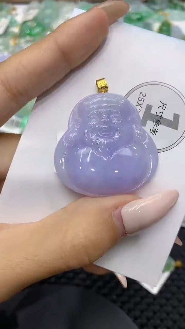 颈饰18K金镶嵌翡翠111111111111