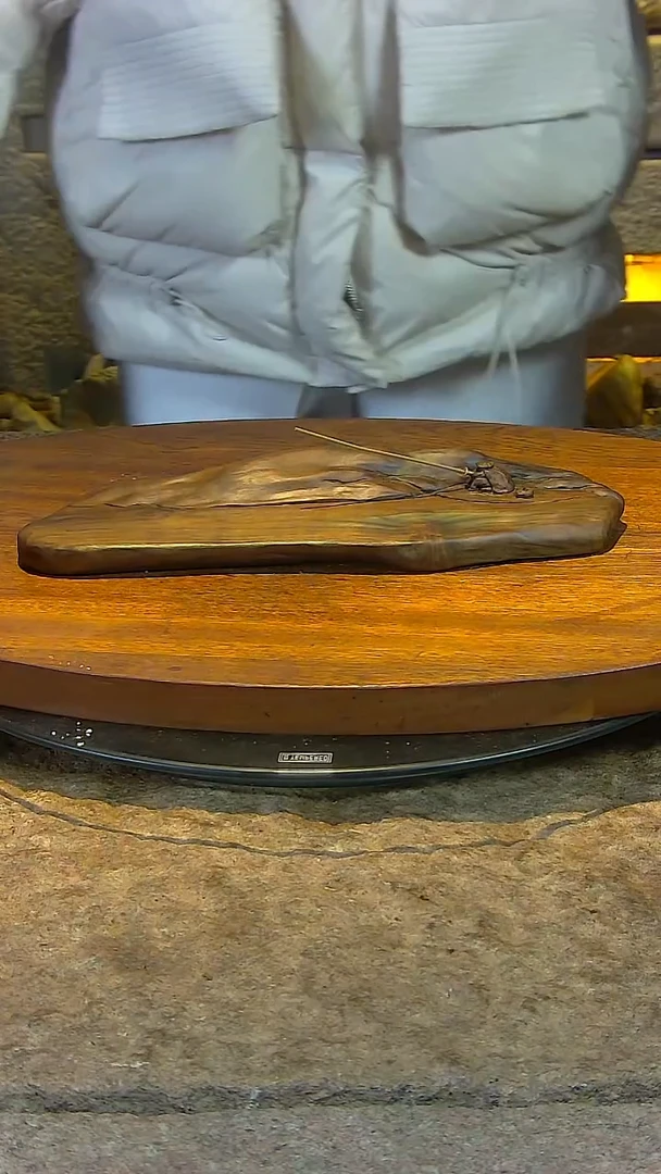 木33*12*5cm,金丝楠禅意线香插