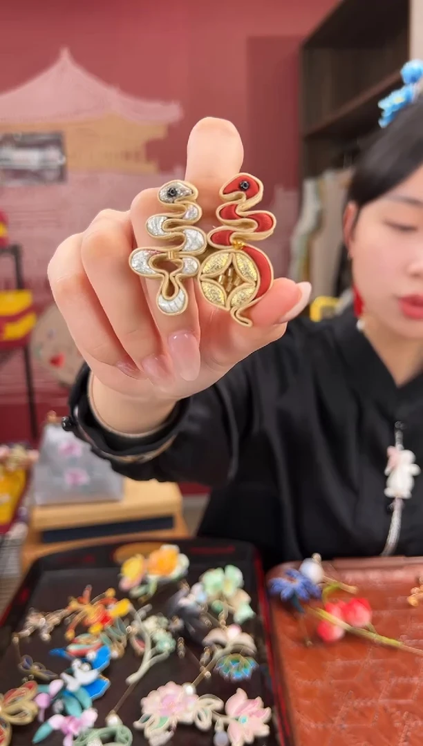 【闪购商品】刺绣苏绣世家非遗手工（胸针）