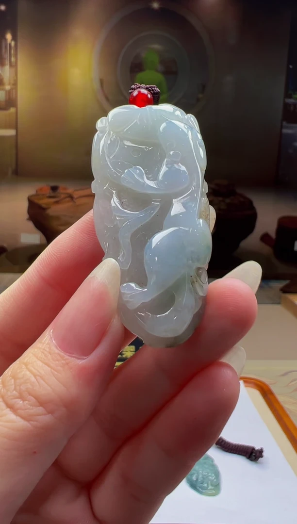 翡翠未镶嵌颈饰RB2025-7-6-5