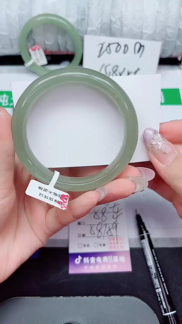 未镶嵌手镯石英质玉308-58/59