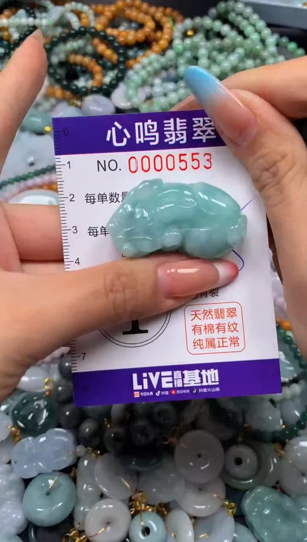 翡翠未镶嵌颈饰闪购00553