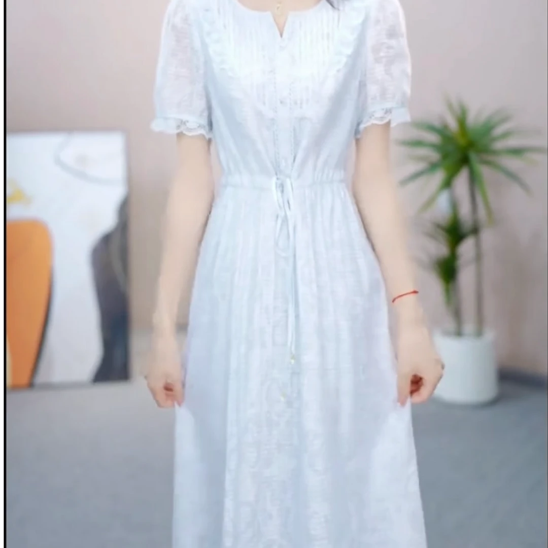 [依橙服饰] A130 款# 新款  2025 时尚  减龄 收腰 显瘦  连衣裙