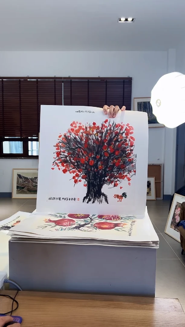 【闪购商品】版画限量亲签盖章版画S