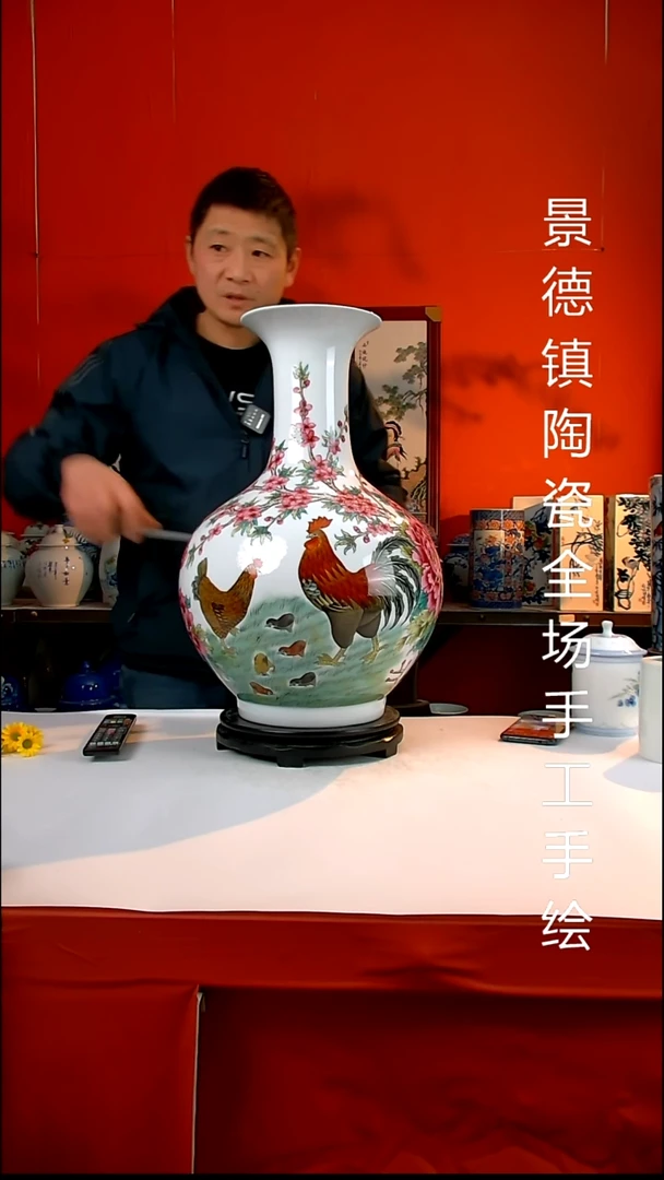 摆件陶瓷景德镇陶瓷 全场手工手绘