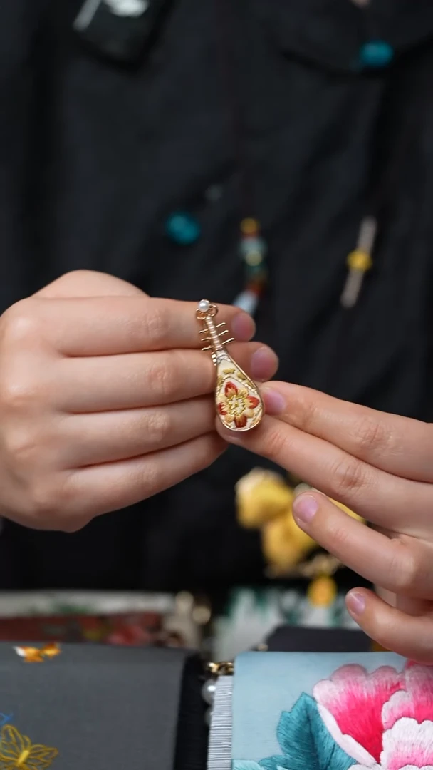 织绣发一个非遗国风手工美物