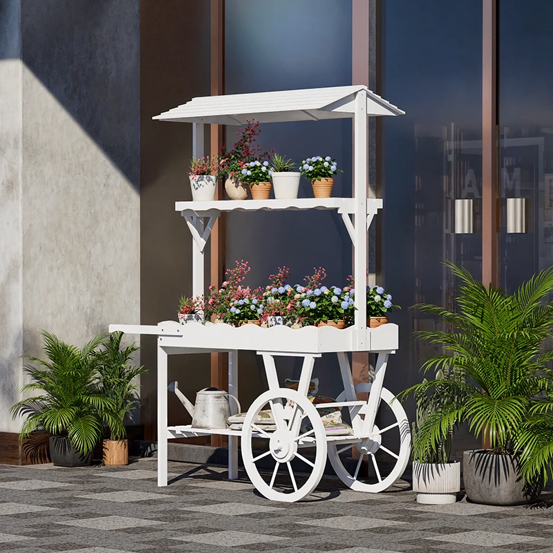 室内货架置物架多层收纳架酒店餐厅装饰花架落地花架子阳台置物架