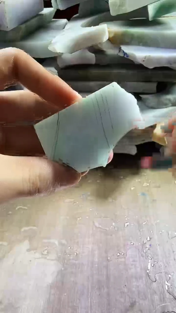 裸石翡翠天然翡翠A货花12