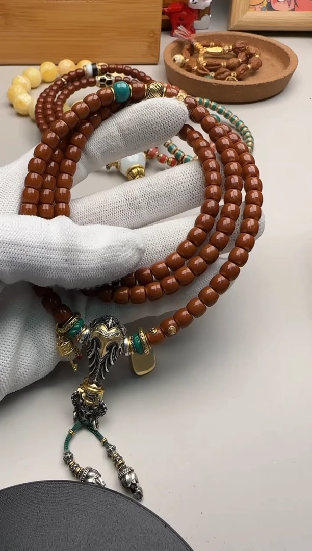 【闪购商品】橄榄核手串橄榄核尖手串加配饰