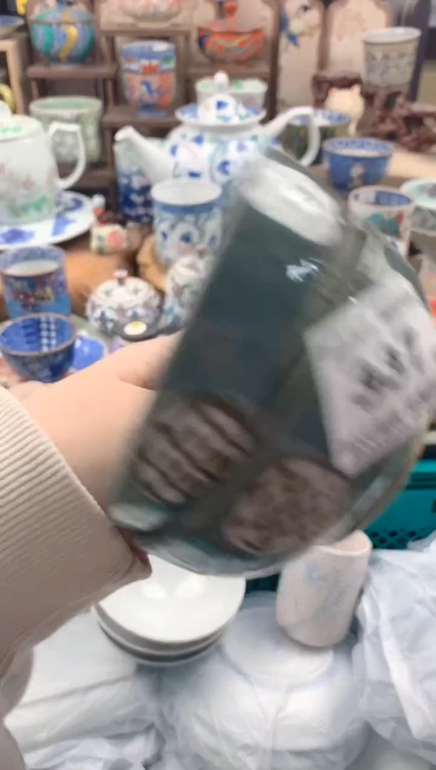 瓷片小*童337号九姑娘工艺品瓷器