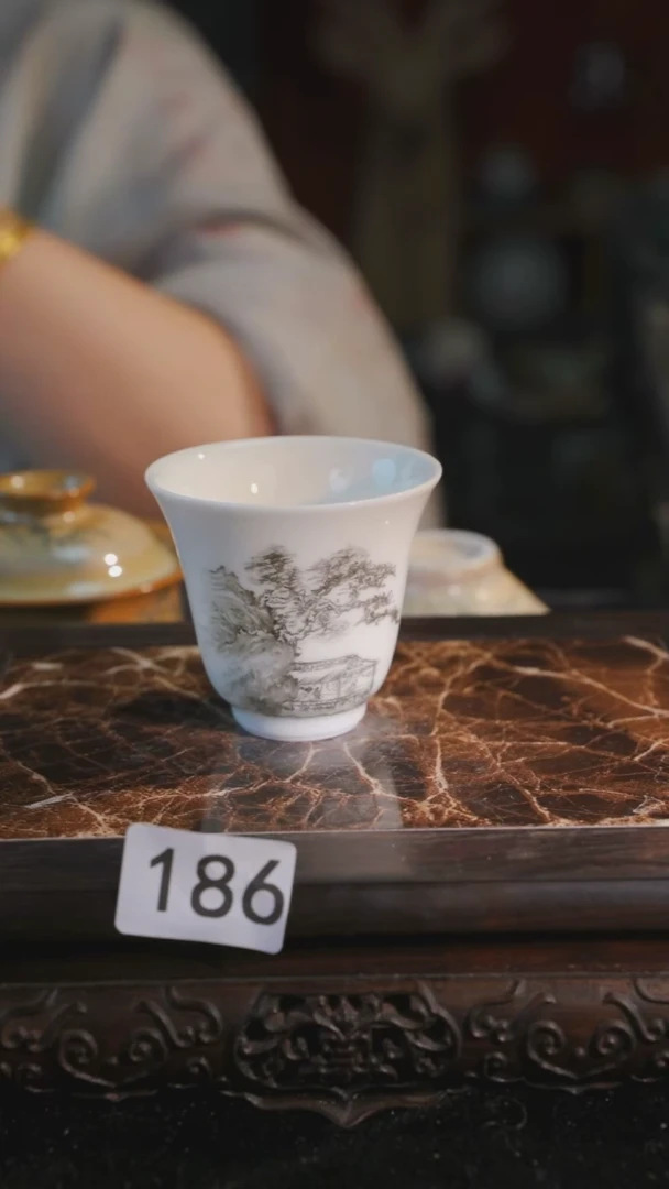 杯子等烟雨陶瓷手作主人杯186