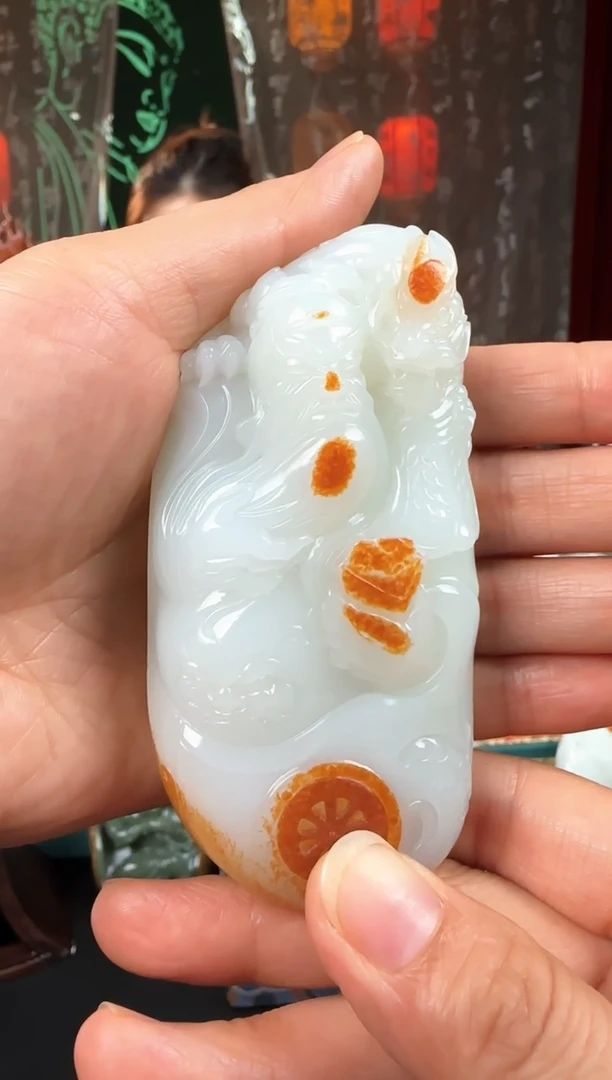 未镶嵌和田玉把件关公
