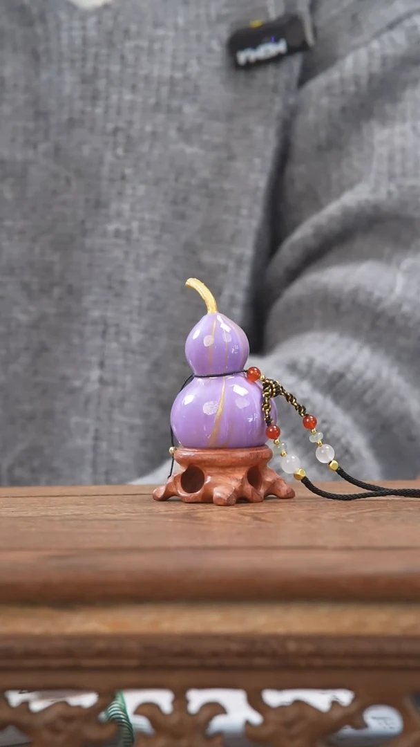 【闪购商品】227号-大漆飘漆小葫芦脖挂