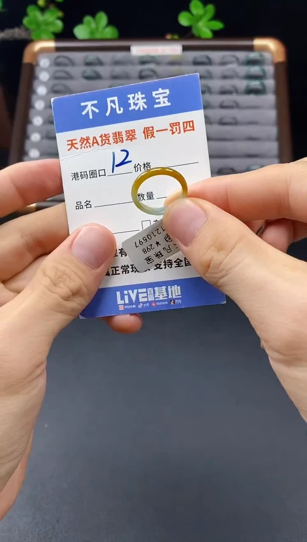 未镶嵌戒指翡翠天然A货翡翠10597