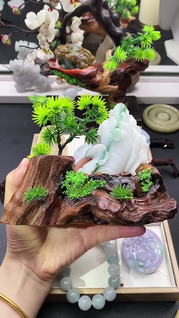 颈饰未镶嵌翡翠天然缅甸A货翡翠