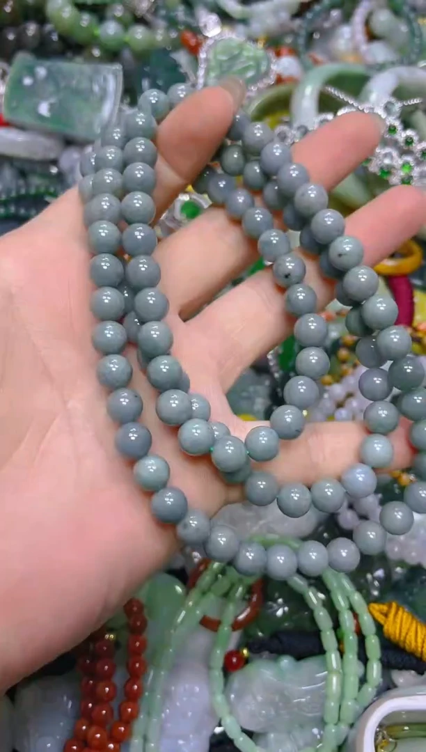 颈饰未镶嵌翡翠7MM