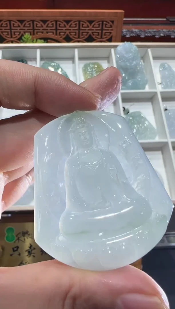 未镶嵌挂件翡翠A货翡翠多样性孤品