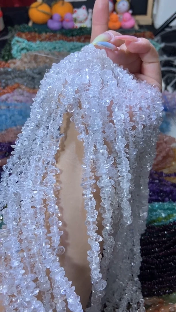 水晶珠宝半成品未镶嵌白水晶