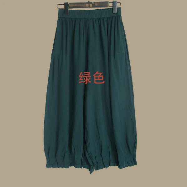 续吉出品4450复古显瘦垂感灯笼裙裤宽松阔腿裤