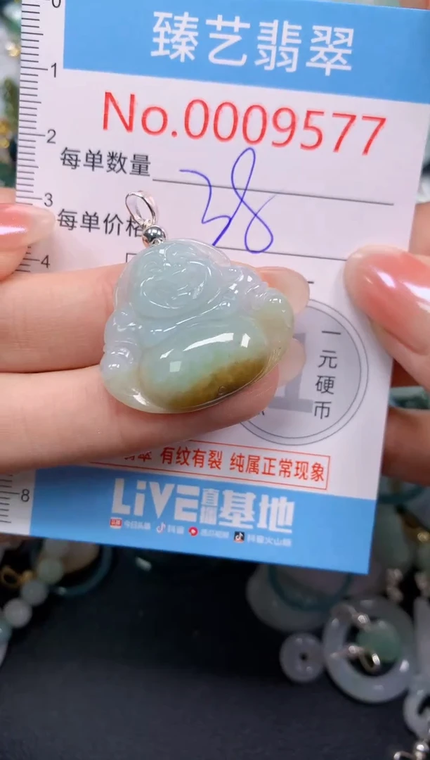 颈饰未镶嵌翡翠9577