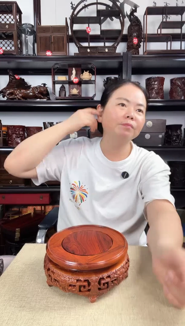 木15公分黄老李红木工艺品