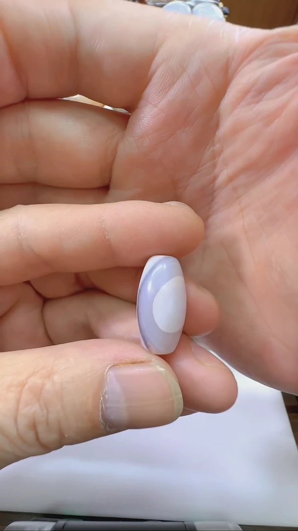 玛瑙/玉髓颈饰未镶嵌勒子29*18