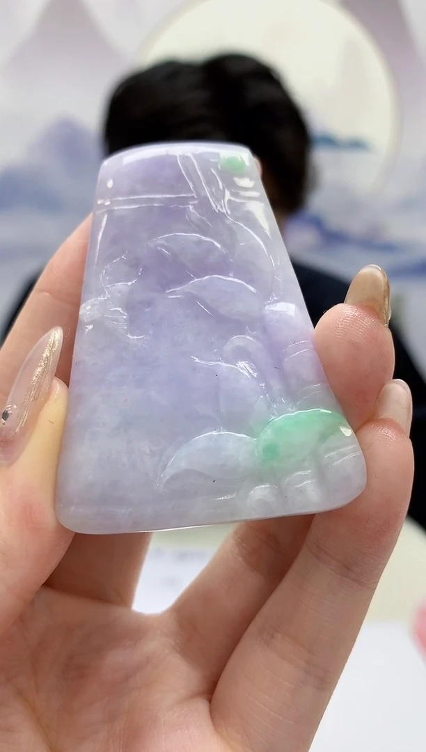 【闪购商品】定制翡翠未镶嵌5145jw-毛货挂件13