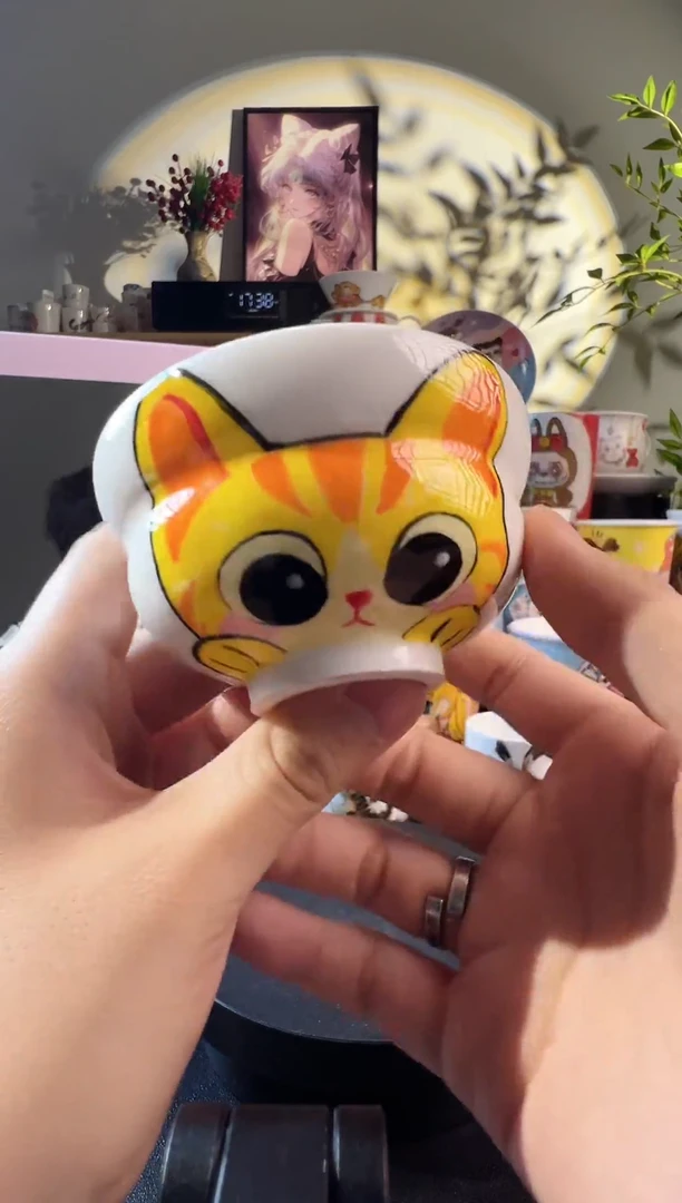 【闪购商品】摆件纯手工手绘陶瓷小杯杯