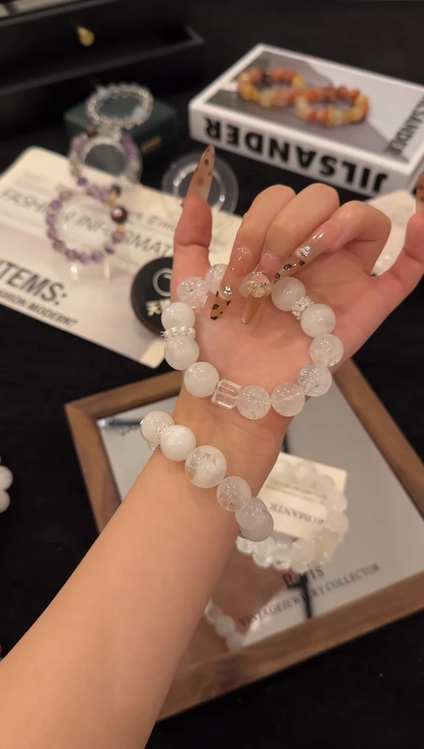 未镶嵌手链水晶雪花阿赛双拼x3538