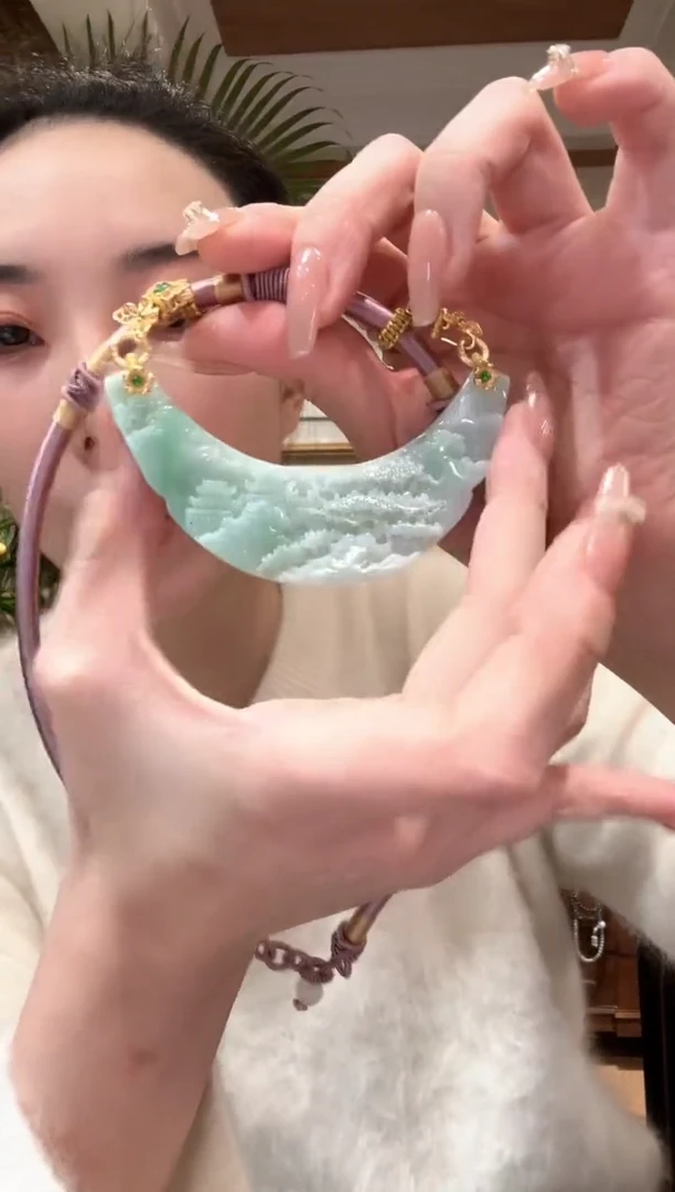 【闪购商品】翡翠颈饰未镶嵌国风