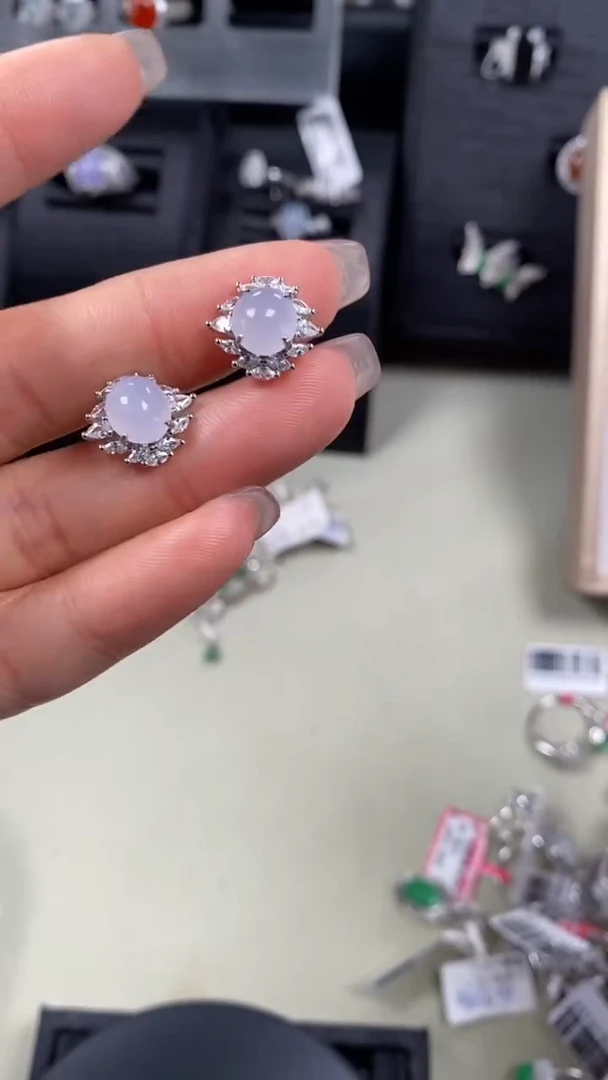 【闪购商品】翡翠戒指银S925镶嵌9412