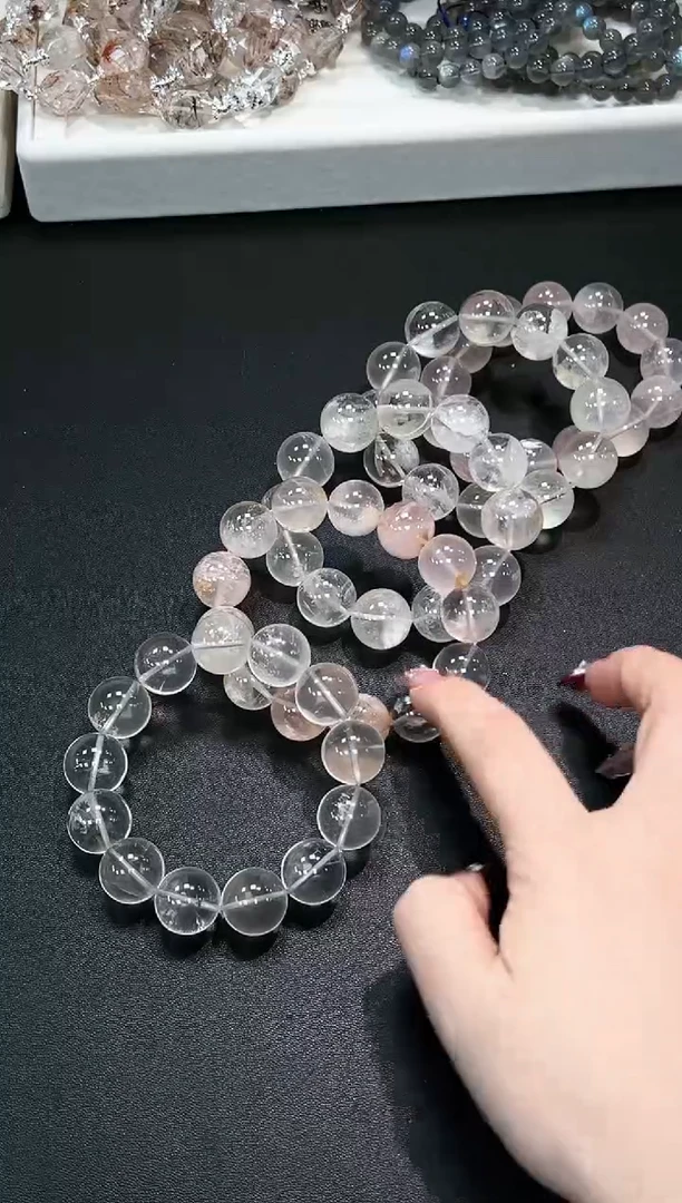 【闪购商品】水晶手串未镶嵌29g多样性发其一/1条16mm默认微瑕