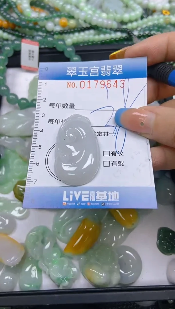 翡翠未镶嵌颈饰闪购0179643