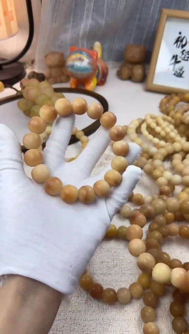 手串菩提根/象牙果16干磨微瑕苹果286