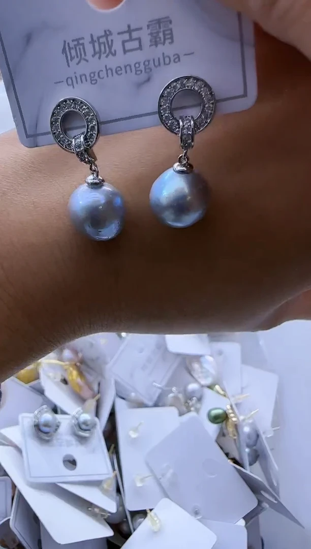 【闪购商品】淡水珍珠耳饰未镶嵌680