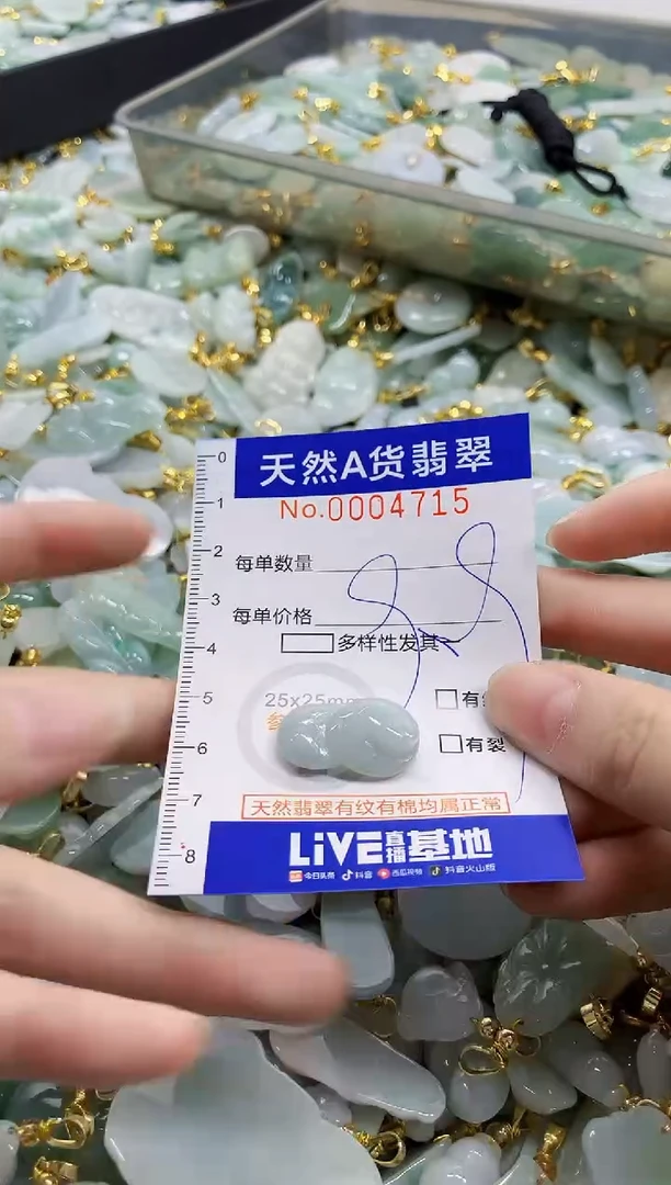 颈饰未镶嵌翡翠天然A货翡翠