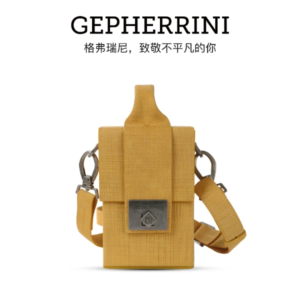 GEPHERRINI2025新款时尚女士真皮头层牛皮设计师网红百搭盒子包包