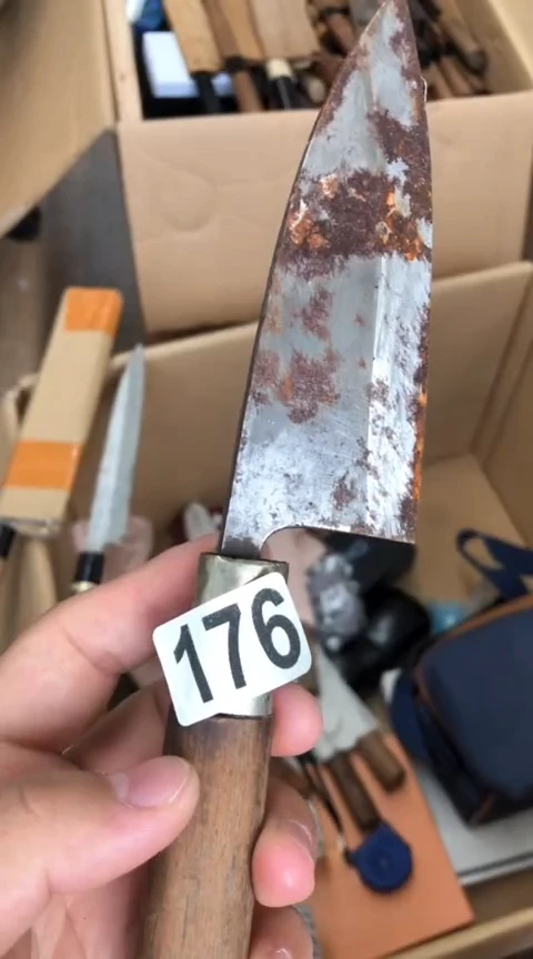 琉璃手工艺品阿****哥瓷片阿旺中古176
