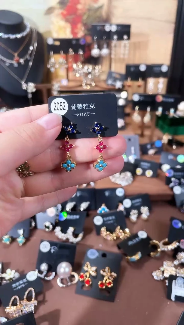 合金925银锆石梵2052
