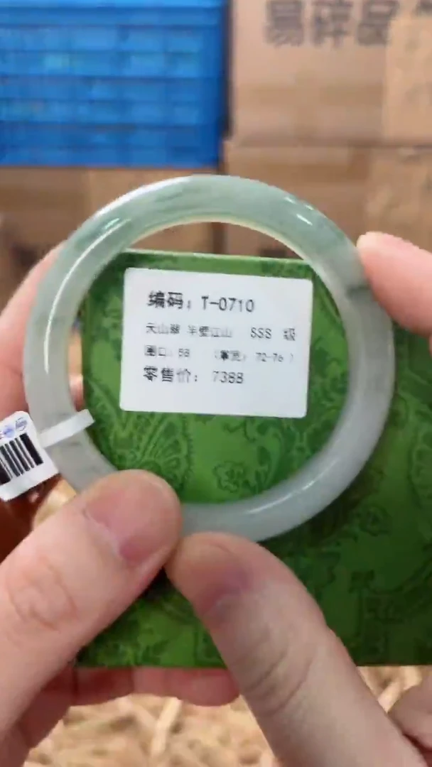 未镶嵌手镯石英质玉T-0710