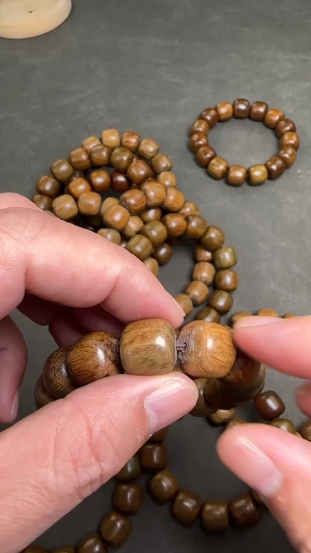 【闪购商品】维腊木（绿檀）手串/手链564002-1.5老型