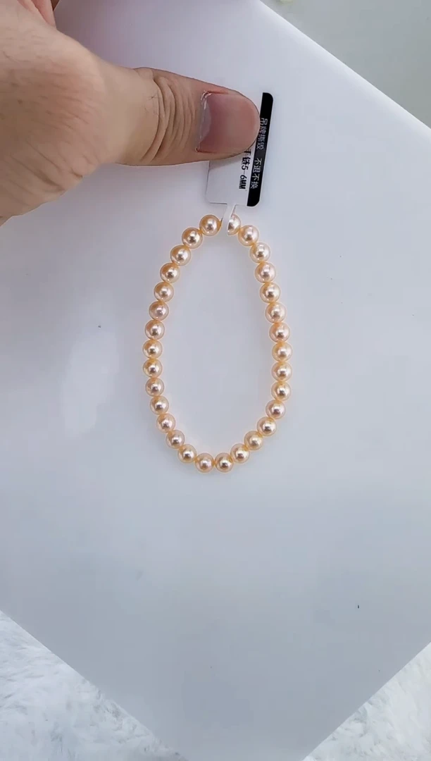 未镶嵌淡水珍珠DA淡水珍珠手链5-6 y530