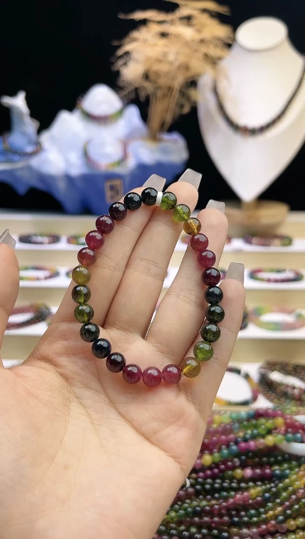 【闪购商品】碧玺/未镶嵌J7mm+碧玺单圈多样性发货